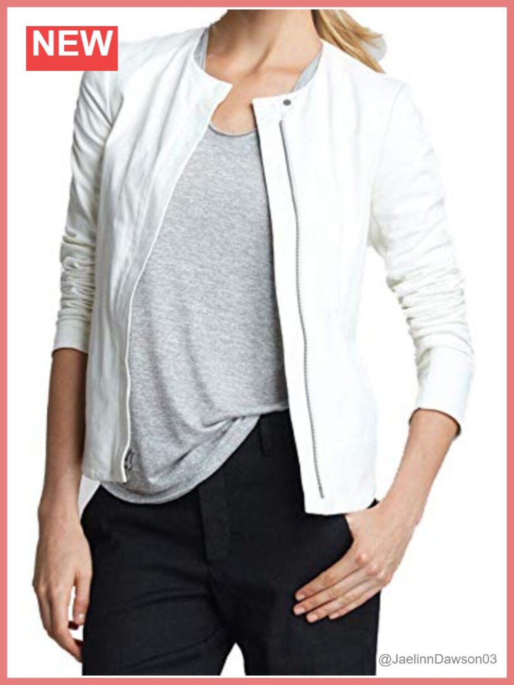 Lambskin Leather Bomber Biker Jacket Slim Fit Aviator